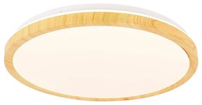 Plafonieră în culoare naturală LED ø 48 cm Gandava – Candellux Lighting