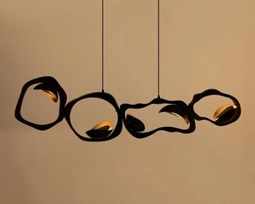 Lustra suspendata neagra Organic 5L