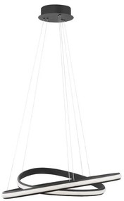 Lustra LED design modern circular ajustabil ARIES negru NVL-9357063