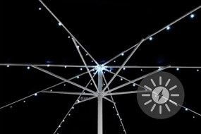 Lanț solar pentru iluminarea umbrelelor - 72 LED-uri