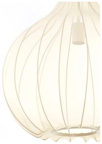 Lustră bej cu abajur textil ø 50 cm Elati – Light &amp; Living