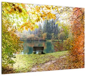 Tablou cu pescărie (70x50 cm)