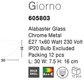 Aplica moderna perete Giorno NVL-605803