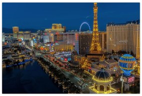 Tablou cu Las Vegas nocturn (90x60 cm)