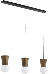 Argon 6358 - Lustră pentru baie VOLANTE, suspendată pe cablu, 3xG9/6W/230V IP44, maro