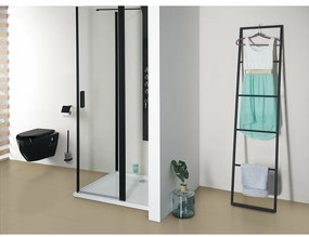 SAPHO Ska551 Ska suport pentru prosoape 42 x 170 x2 cm, negru mat