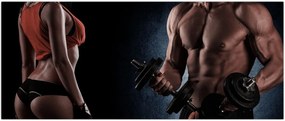 Tablou - Fitness (120x50 cm)