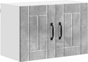 vidaXL Dulap suspendat de bucătărie Gri din beton 60 x 31 x 40 cm