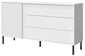 Comodă Munkki 3 (alb + negru). 1087326