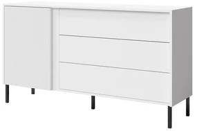 Comodă Munkki 3 (alb + negru). 1087326