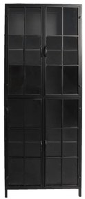 Vitrina neagra, din metal, Fenetre