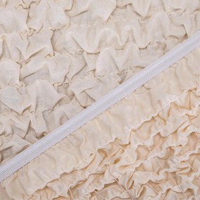 Huse bielastice FUCO bumbac bio smântânii fotoliu (l. 60 - 110 cm)