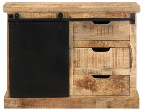 Servanta, 80 x 30 x 60 cm, lemn masiv de mango