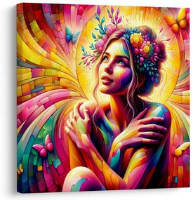 Tablou curcubeu armonie colorată
