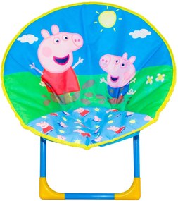 Scaun pliabil pentru copii PEPPA PIG, albastru