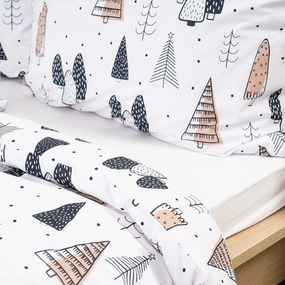 Lenjerie de pat din bumbac 4Home Frugal Winterland, 140 x 200 cm, 70 x 90 cm