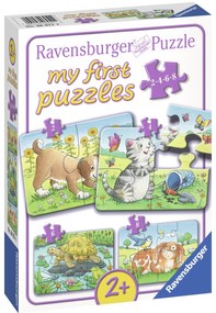 PRIMUL MEU PUZZLE ANIMALE, 2/4/6/8 PIESE - RAVENSBURGER (RVSPC06951)