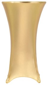 vidaXL Huse elastice de masă, 2 buc., auriu, 60 cm