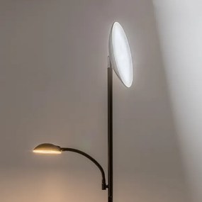 Rabalux 74084 - Lampă de podea LED dimabilă HALINA 23W/230V 3000/4200/6500 neagră