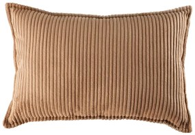 Pernă decorativă pentru copii maro cu tapițerie din catifea reiată Bolster – Wigiwama