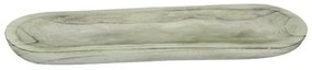 Tava ovala Paulownia din lemn natur 52x16 cm