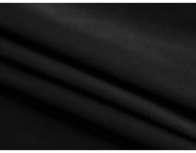 Colțar negru cu tapițerie din catifea Ekahi – Makamii