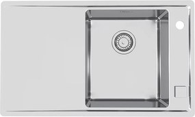 Chiuveta inox Alveus Stricto 10 Satin 79x48 cm dreapta