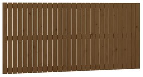 824916 vidaXL Tăblie de pat pentru perete, maro miere, 185x3x90 cm, lemn pin