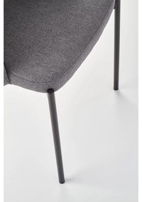 Scaun de bucaterie Alanna, gri/negru