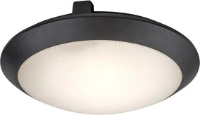 Rabalux 77234 - Ven plafonieră WELRO 1xE27/9W/230V IP65 Ø 30 cm neagră