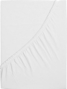 Cearșaf de pat jersey 4Home Ideal alb, 70 x 140 cm