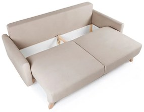Canapea extensibilă Bonami Selection Pop, bej