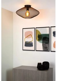 Plafonieră MESH 1xE27/40W/230V neagră Lucide 21123/45/30