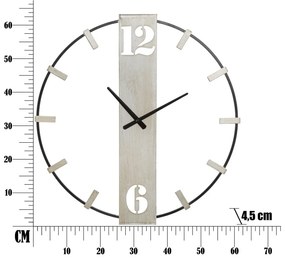 Ceas de perete ø 61 cm Silvery – Mauro Ferretti