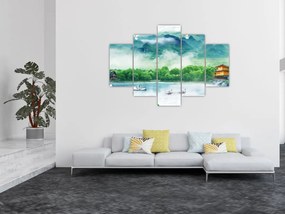 Tablou - Peisaj de vis (150x105 cm)