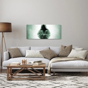 Tablou - Călugăr în întuneric (120x50 cm)