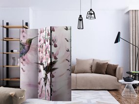 Paravan - Flying Hummingbirds (Pink) [Room Dividers]