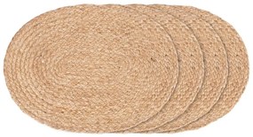 Suporturi pentru farfurii 4 buc. din iută 35x45 cm Bombay – House Nordic