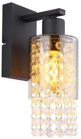 Aplica de perete design modern Backey negru