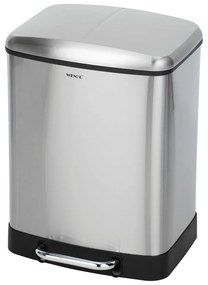Coș de gunoi de reciclat din oțel inoxidabil 24 l Studio Duo – Wenko