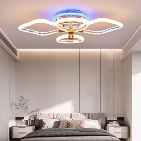 Lustra Led Cu Telecomanda, Elit's, Opal E, 126 w Intensitate Reglabila, RGB