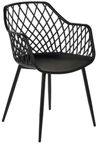 Set 2 buc scaune de sufragerie Nasza (negru). 1080358