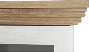 Vitrină, pin nordic/stejar sălbatic, ROYAL W2D