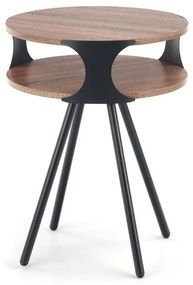 Masa de cafea Kirby, stejar sonoma / negru