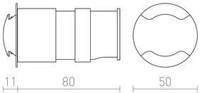 Corp de iluminat LED încastrat de exterior KICK LED/1W/230V IP54 RED-Design Rendl-R12618
