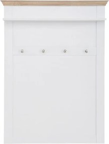 Cuier de perete cu model de stejar Støraa Bruce, alb