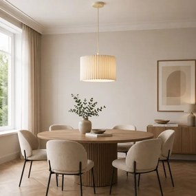 Brilliant - Lampă suspendată pe cablu VELIN 1xE27/20W/230V Ø 35 cm crem