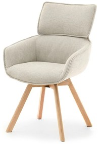 Scaun Doris (bej + stejar). 1111032