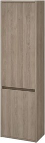 Dulap inalt suspendat Cersanit Crea mdf stejar 140x40 cm