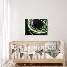 Obraz cu linii verzi (70x50 cm)